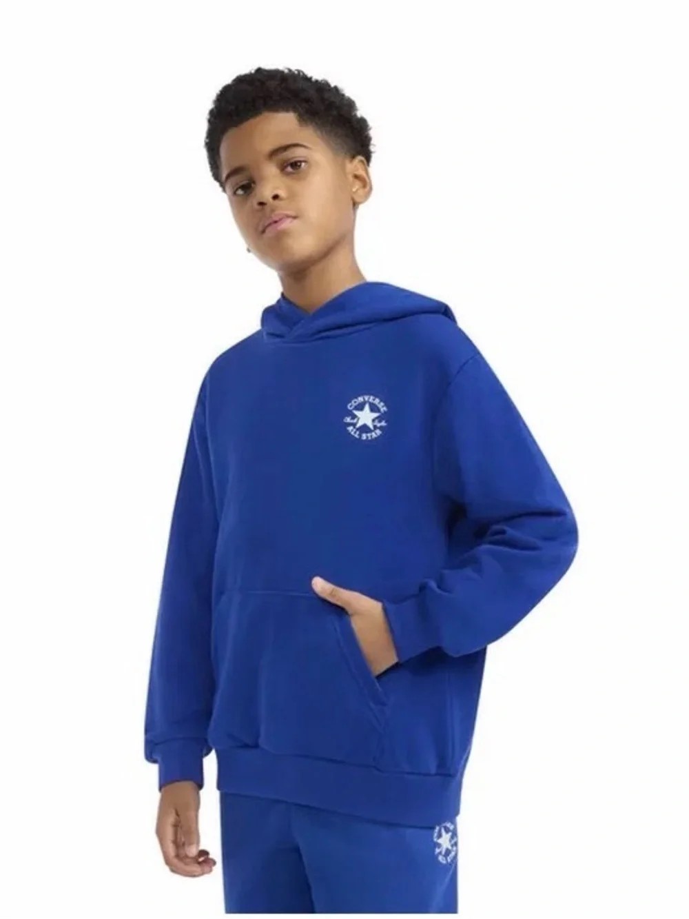 Converse Royal Blue Unisex Chuck Taylor French Terry Hooded Sweatshirt, Med.NWT